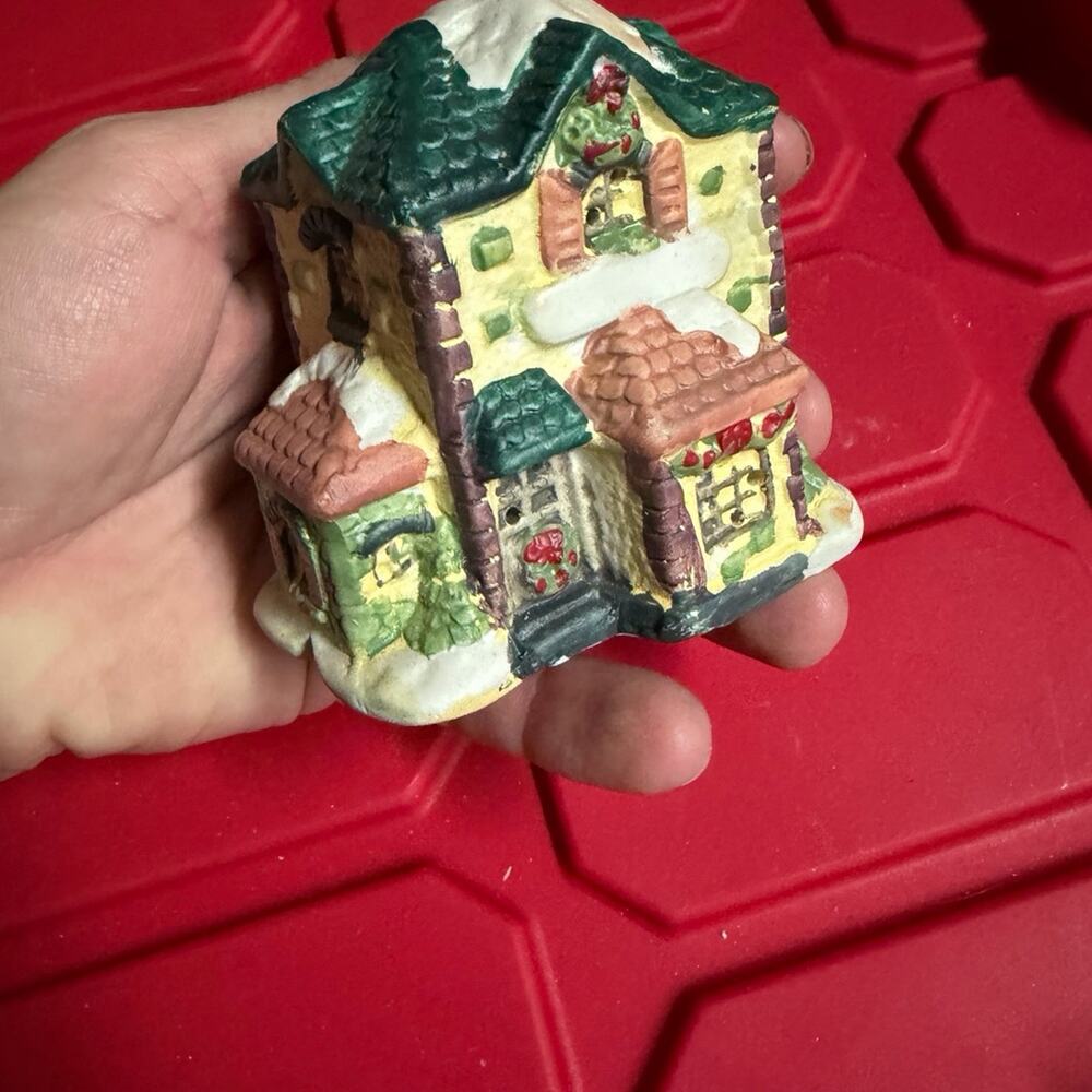 Vintage Ceramic Christmas Village House
